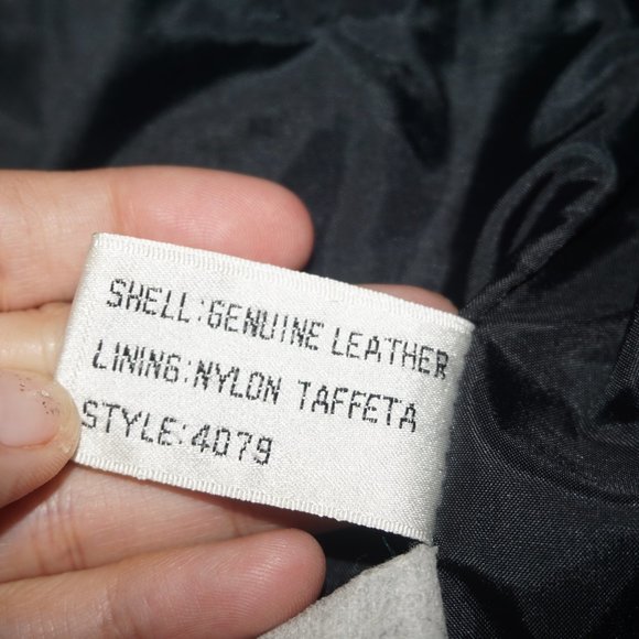 Vintage 80s Wilson Cropped Leather Jacket - Picture 6 of 9